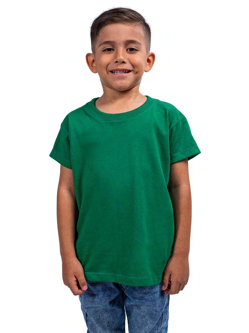Camiseta niño cuello redondo